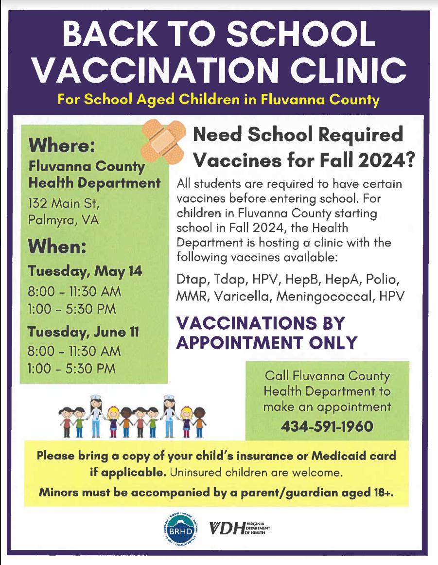 Back to School Vaccination Clinic