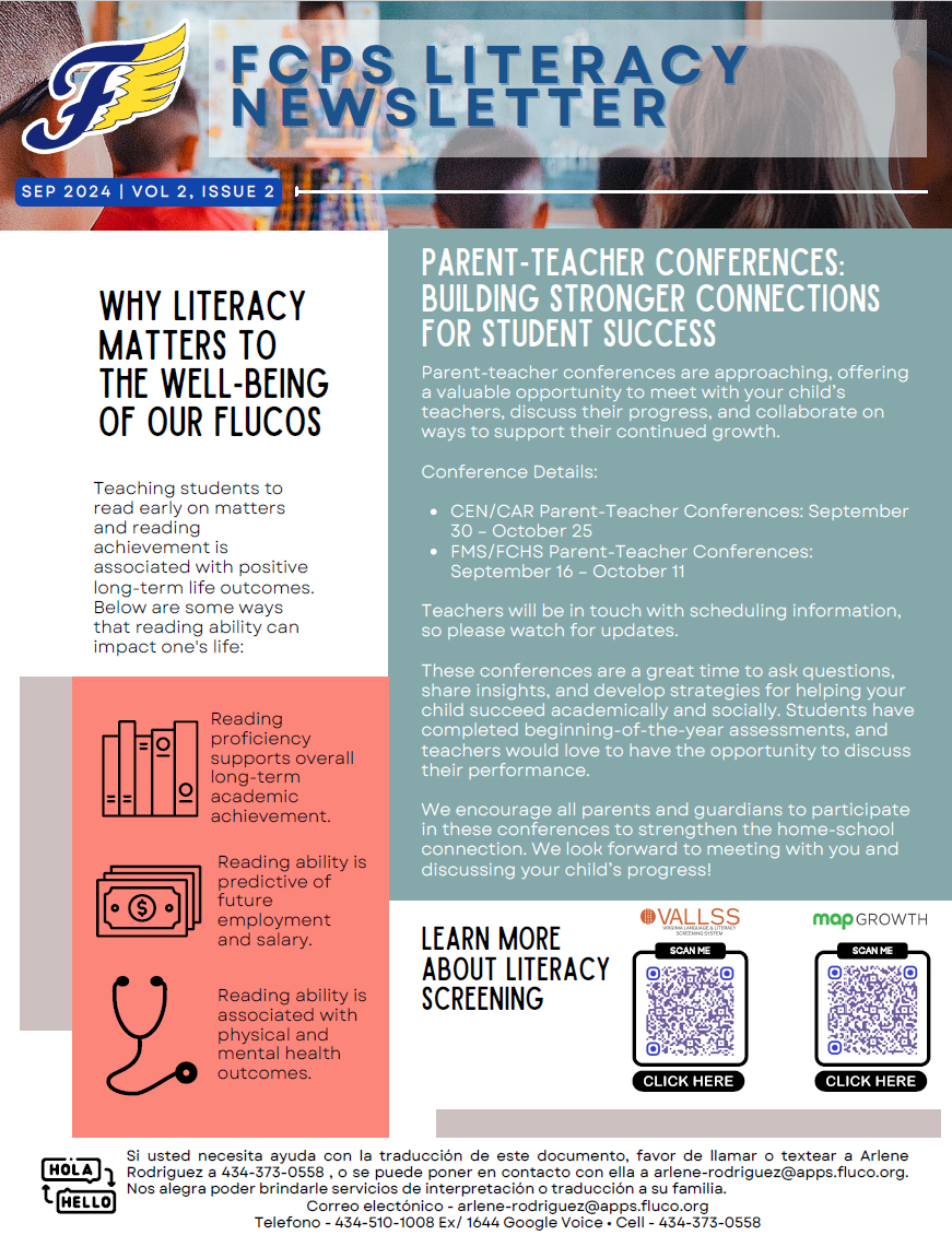 FCPS Literacy Newsletter